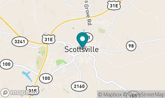 Map of 113 E Public Sq, Scottsville, KY 42164